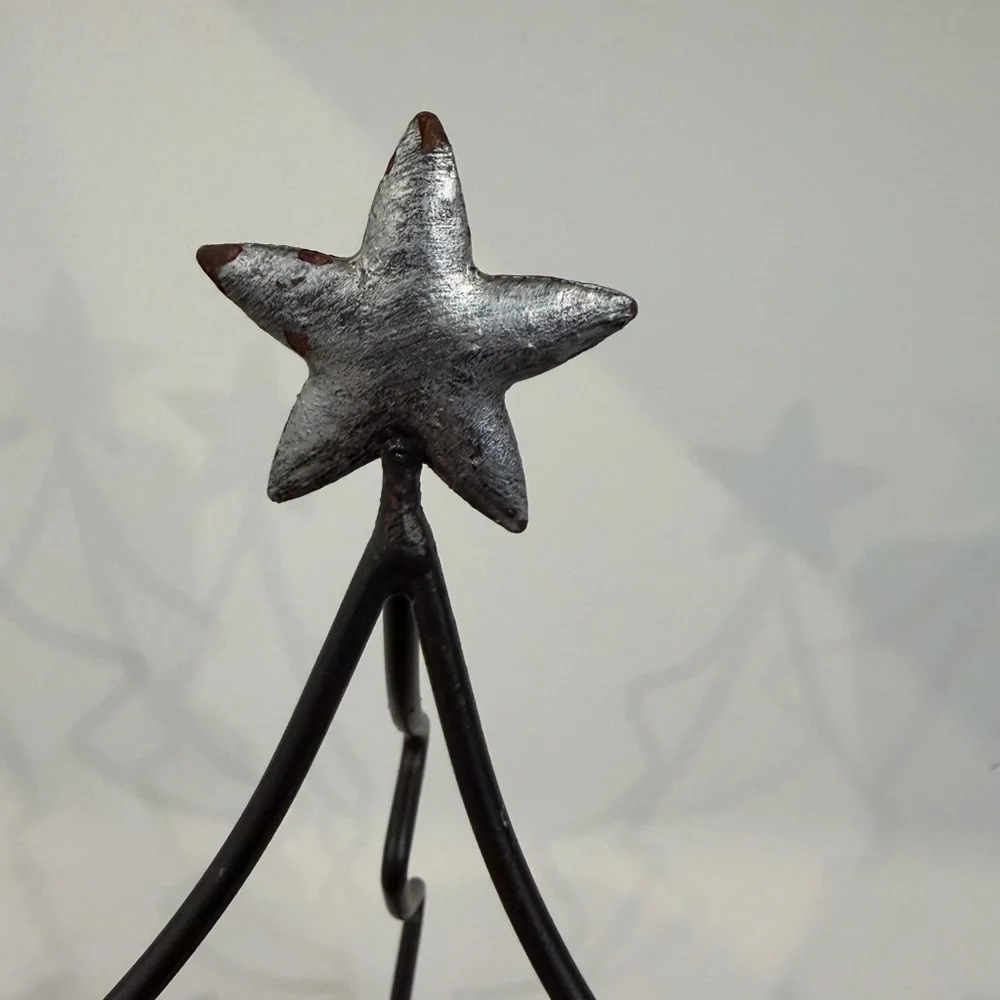 Longaberger‎ wrought iron Christmas tree candle holder